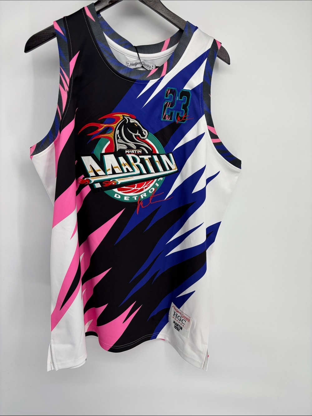 Nostalgia HGC Martin 1992 Detroit 23 Racing headgear jersey shirt XL NWT